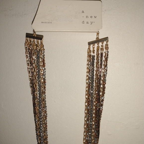 5 Strand ANewDay Necklace. Better in person - Picture 8 of 9